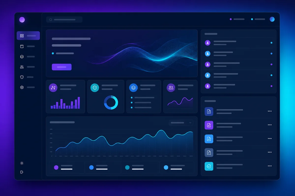 Interface conceitual do projeto Portal Corporativo